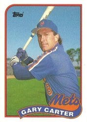 1989 Topps Base Set Gary Carter #680 card