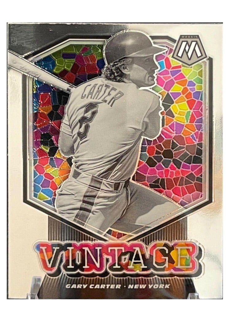 2021 Panini Mosaic Vintage Gary Carter #V3 card