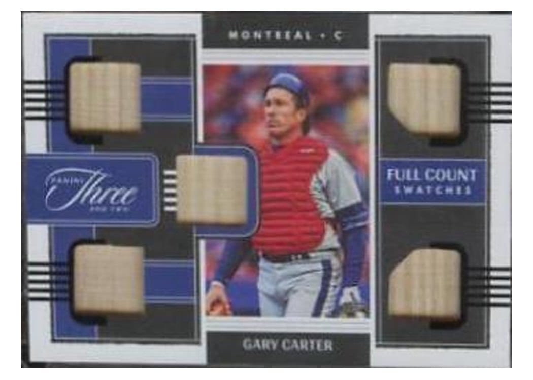 2022 Panini Three and Two Full Count Swatches Gary Carter #FCS-GC card