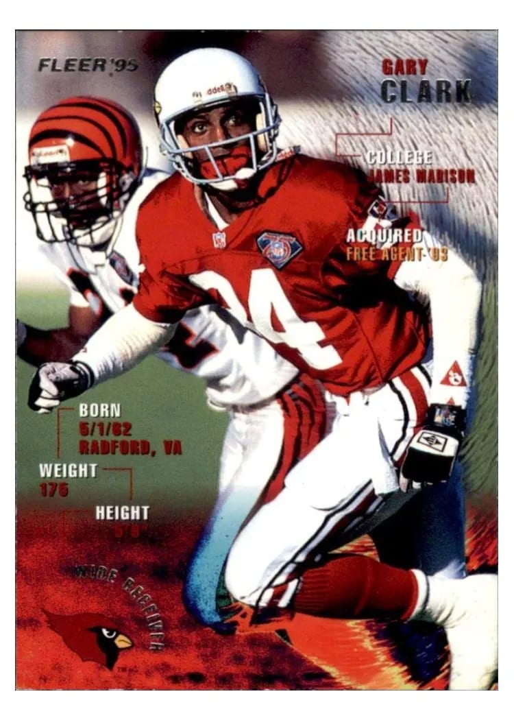 1995 Fleer Gary Clark #3 card