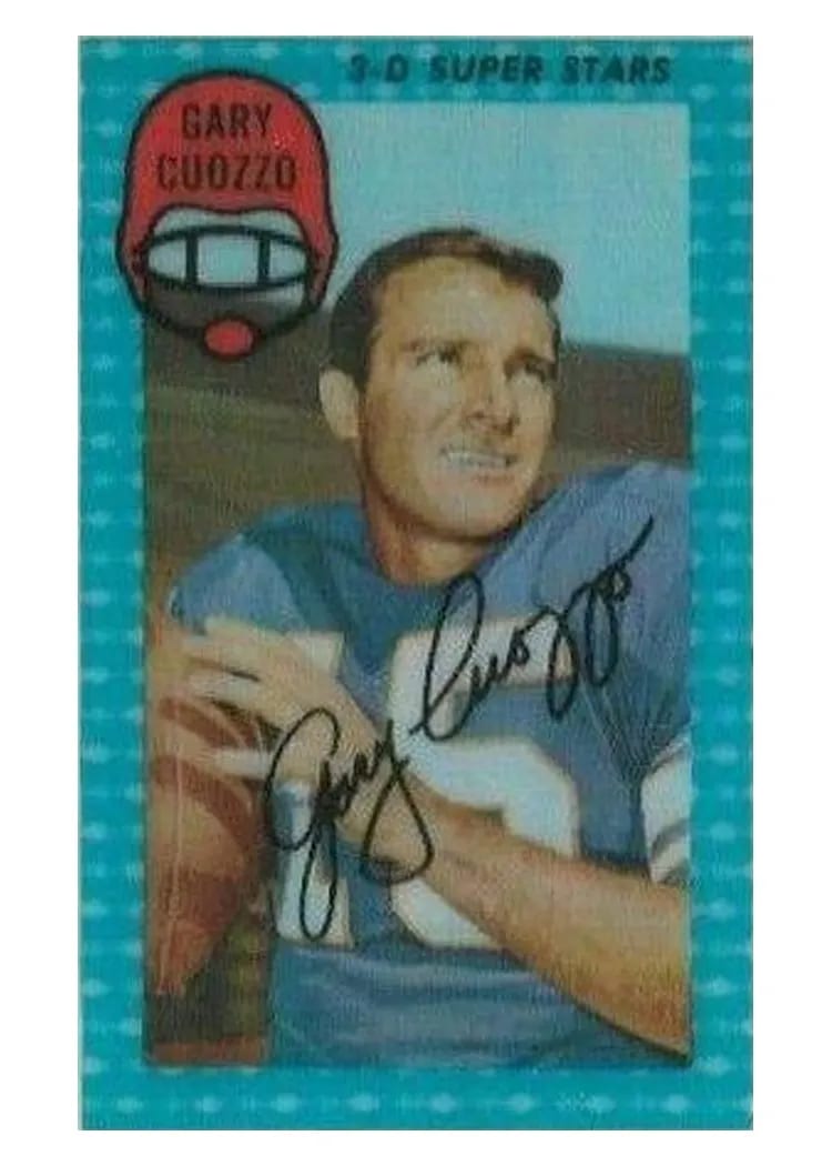 1971 Kellogg's Gary Cuozzo #25 card