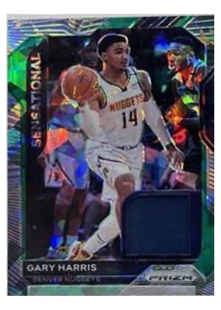 2020-21 Panini Prizm Base Set Gary Harris Green Ice Prizm #16 card