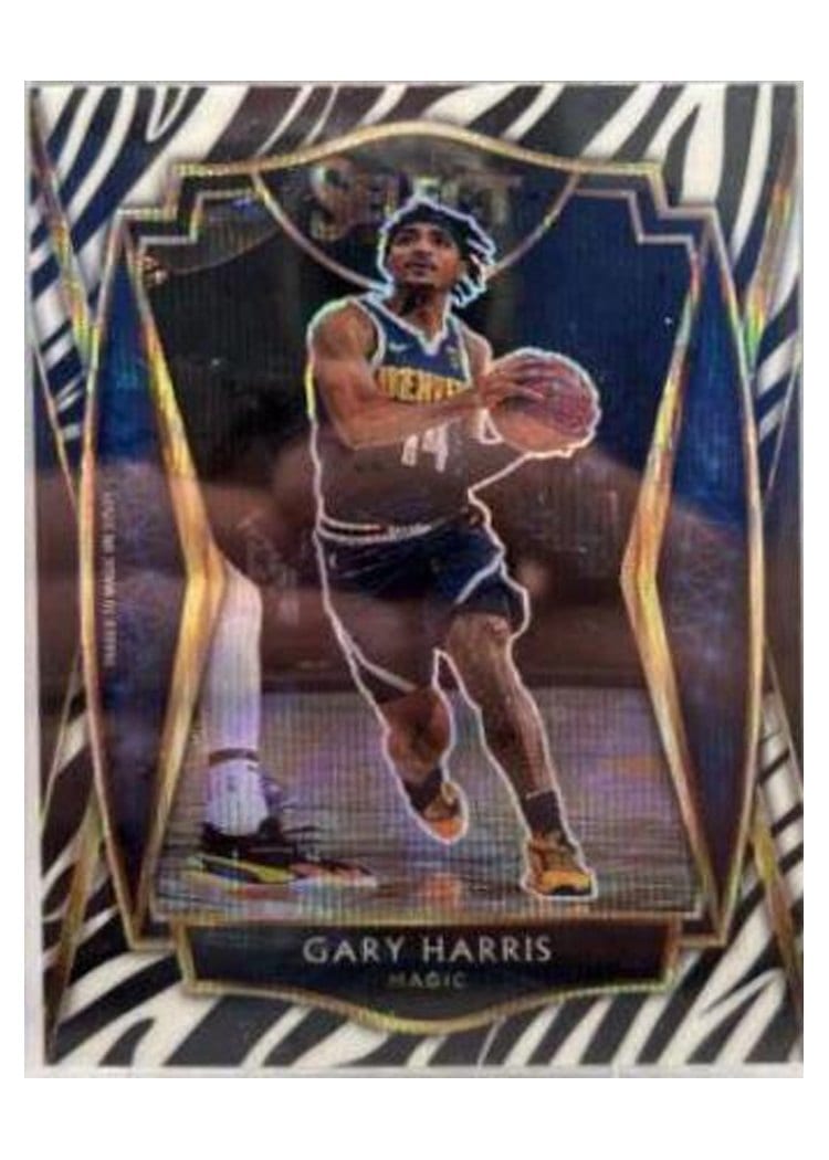 2020-21 Panini Select Base Set Gary Harris Zebra Prizm #160 card