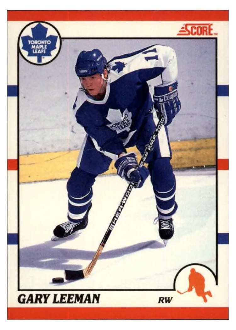 1990 Score Gary Leeman #40 card