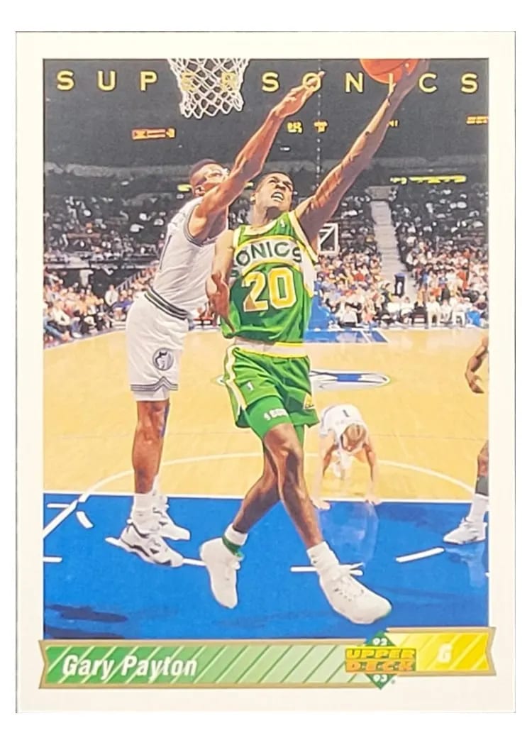 1992 Upper Deck Gary Payton #158 card