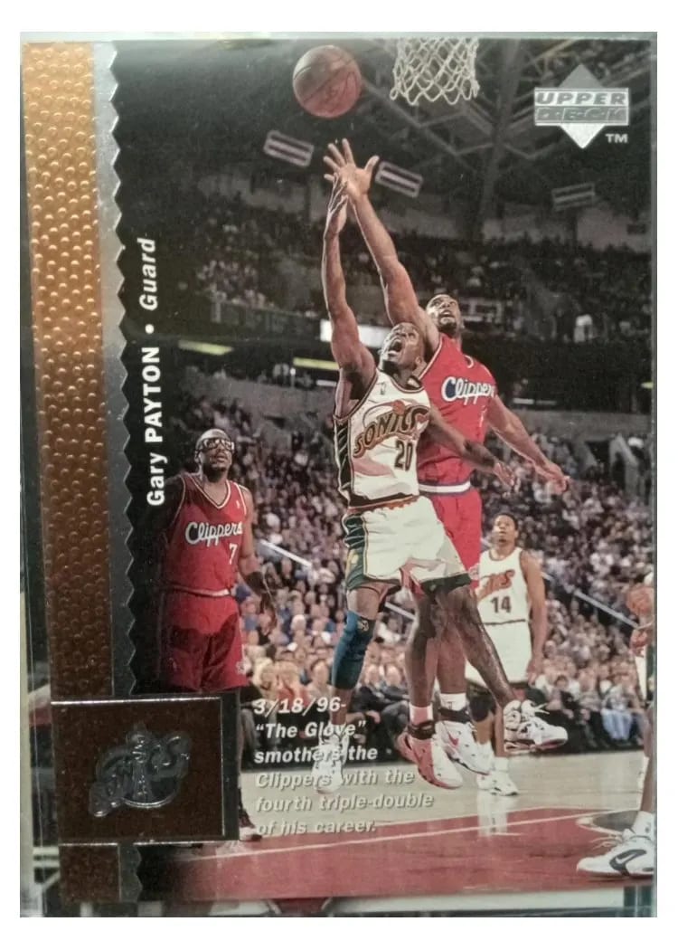 1996 Upper Deck Gary Payton #117 card