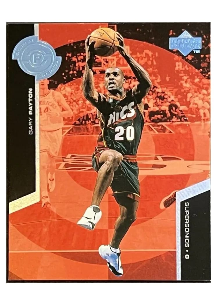 1998 Upper Deck Super Powers Gary Payton #S25 card