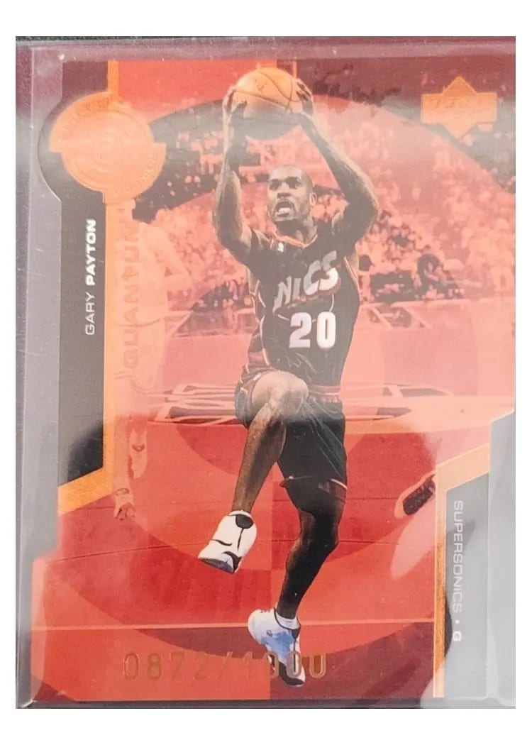 1998 Upper Deck Super Powers Gary Payton Quantum Bronze #S25 card