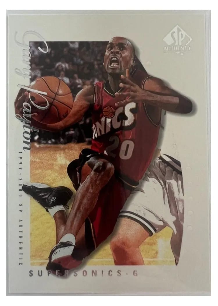 1999 SP Authentic Gary Payton #76 card