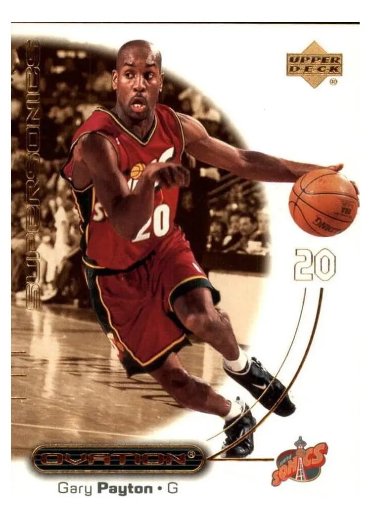 2000 Upper Deck Ovation Gary Payton #50 card