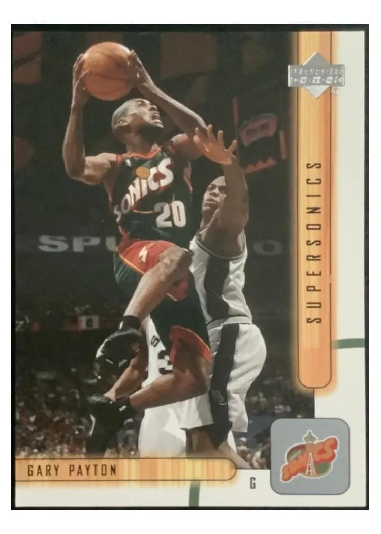2001 Upper Deck Gary Payton #156 card
