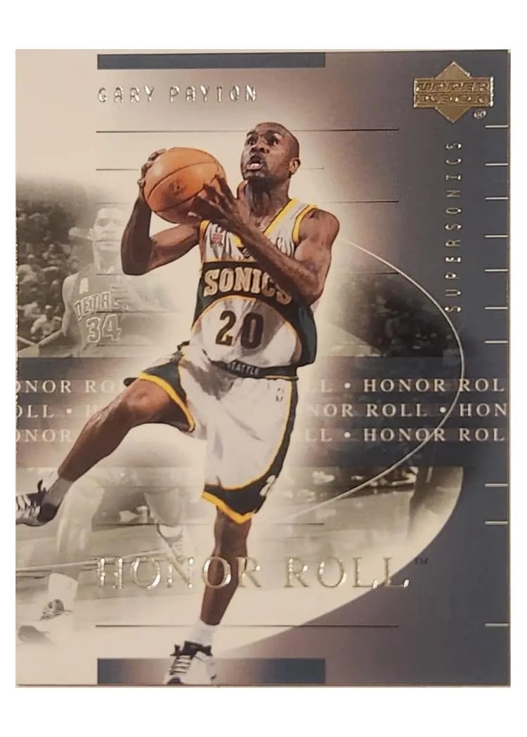 2001 Upper Deck Honor Roll Gary Payton #80 card