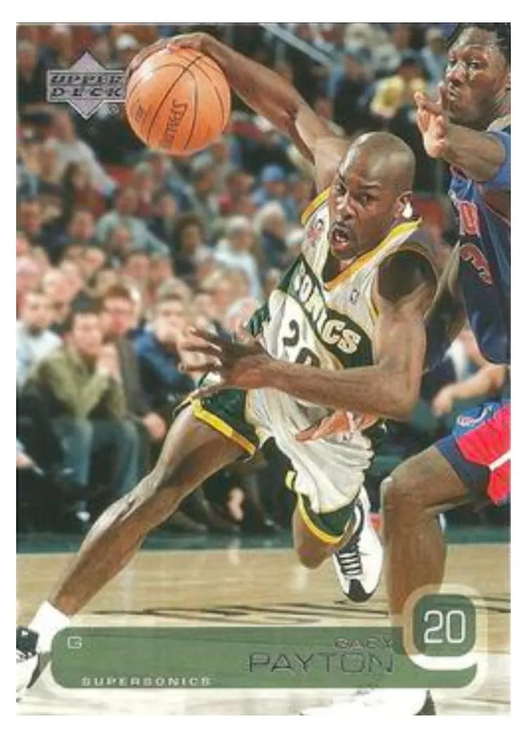 2002 Upper Deck Gary Payton #156 card