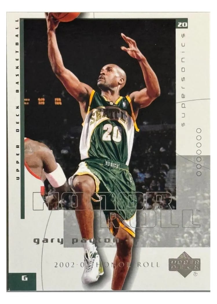 2002 Upper Deck Honor Roll Gary Payton #77 card
