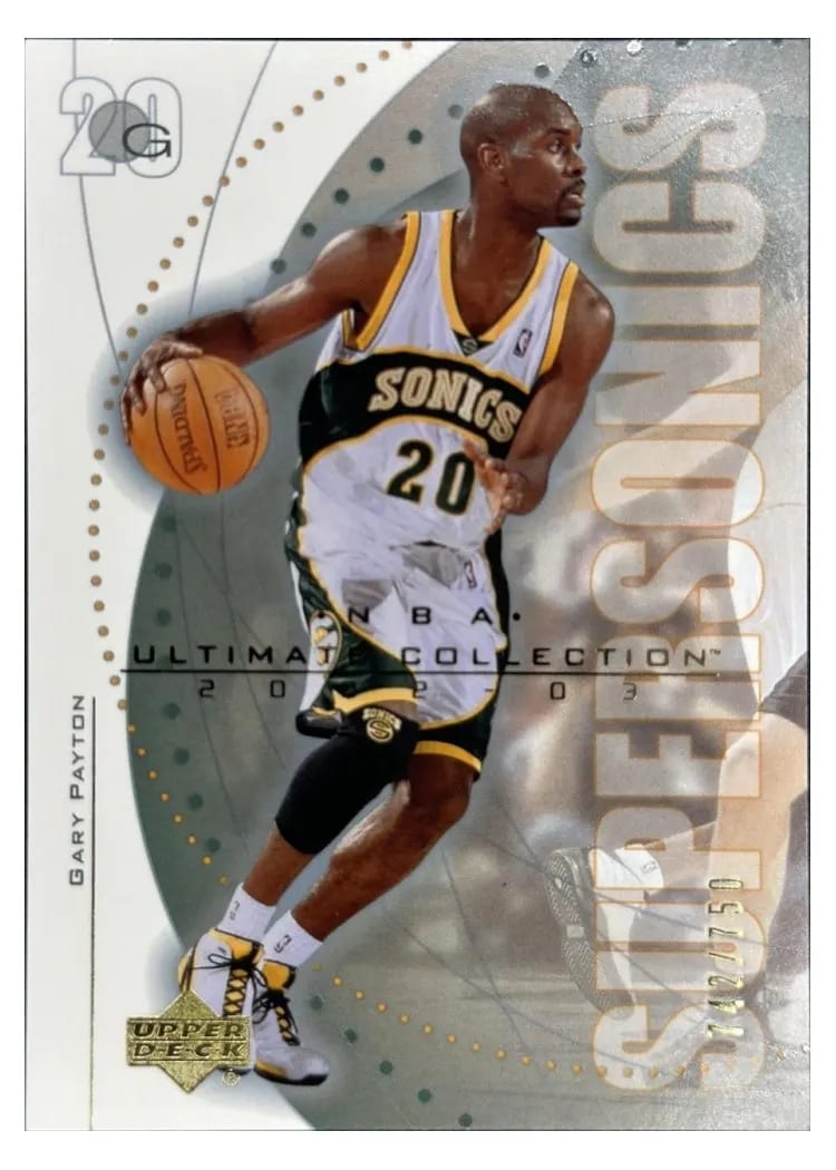 2002 Upper Deck Ultimate Gary Payton #60 card