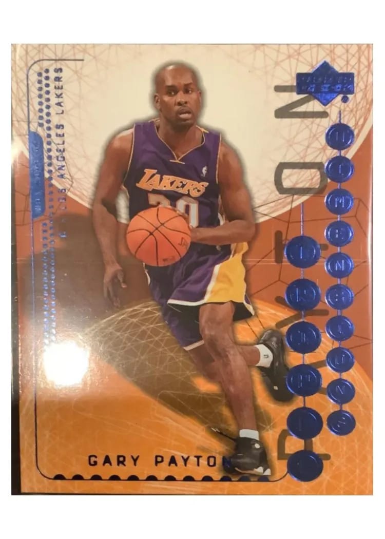 2003 Upper Deck Triple Dimensions Gary Payton #38 card