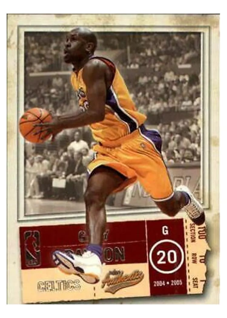 2004 Fleer Authentix Gary Payton #57 card