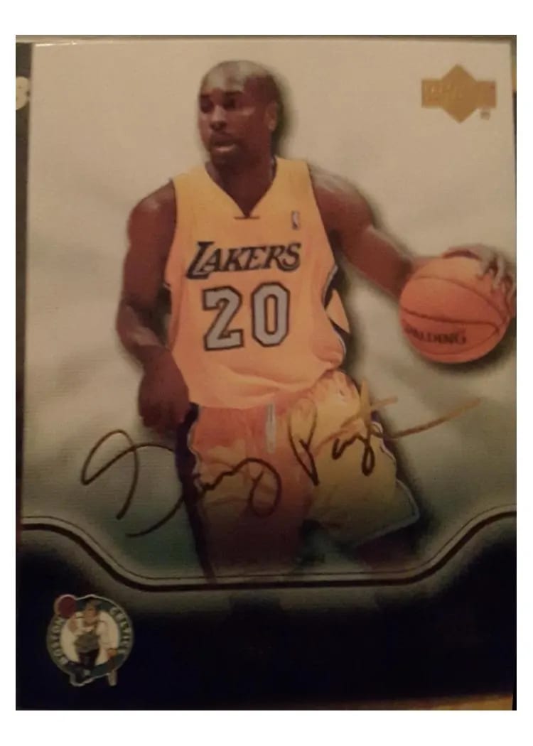 2004 Upper Deck Pro Sigs Gary Payton #6 card