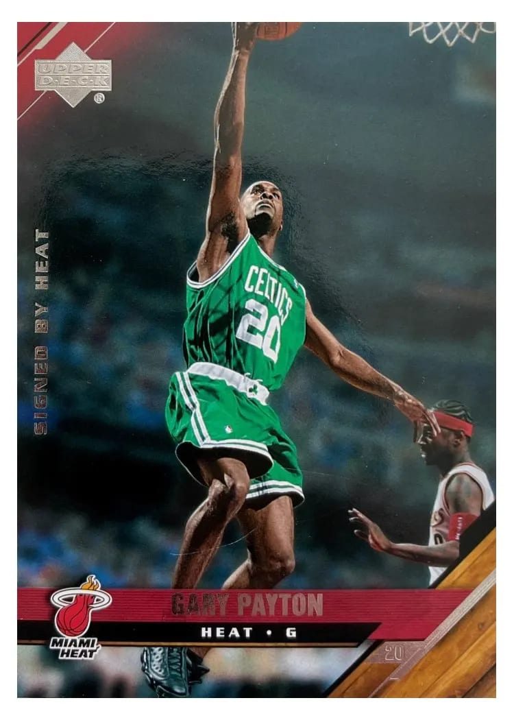 2005 Upper Deck Gary Payton #9 card