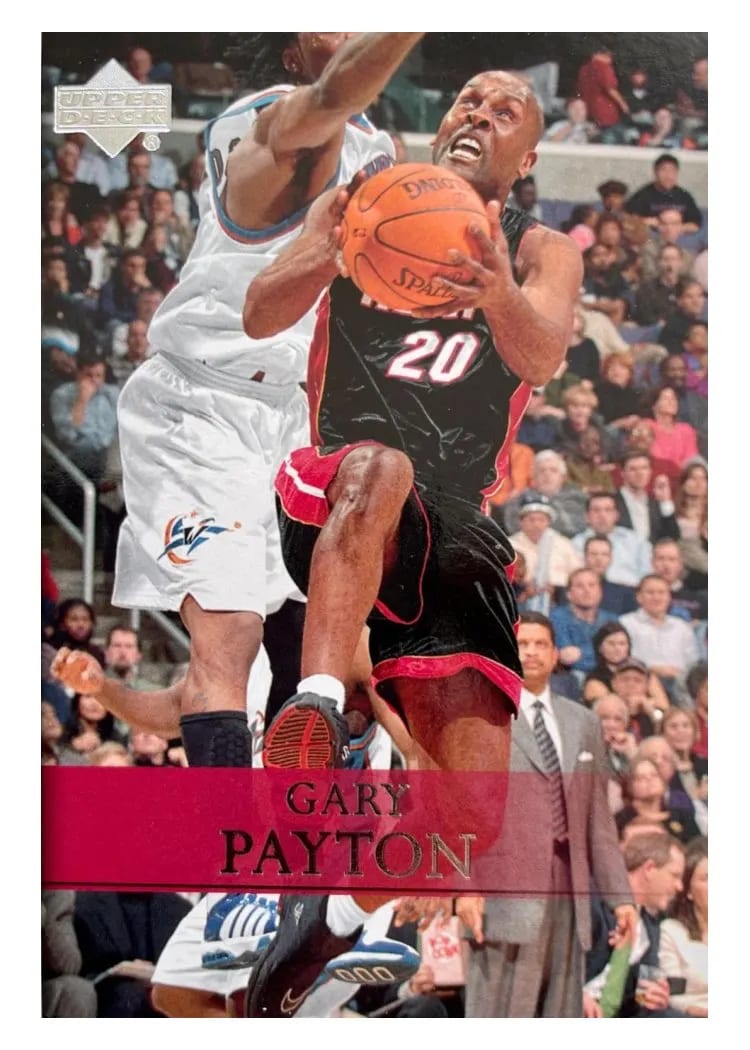 2007 Upper Deck Gary Payton #156 card