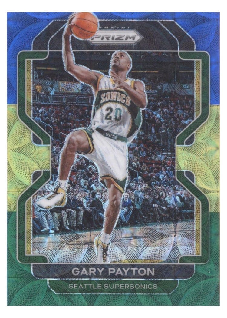 2021-22 Panini Prizm Base Set Gary Payton #257 card