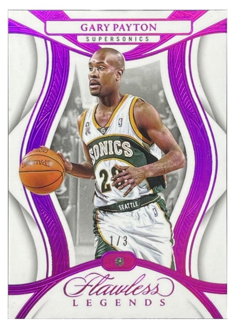 2024-25 Panini Flawless Base Gems Gary Payton #101 card