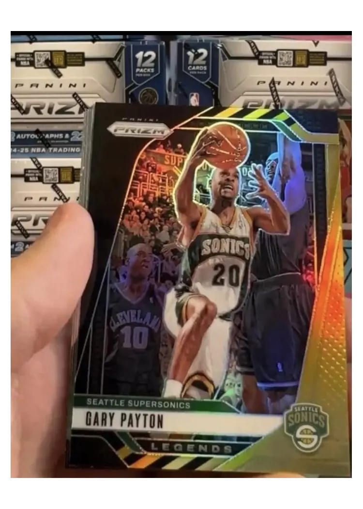 2024-25 Panini Prizm Base Set Gary Payton #286 card