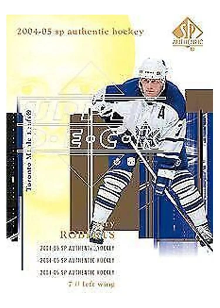 2004 SP Authentic Gary Roberts #86 card