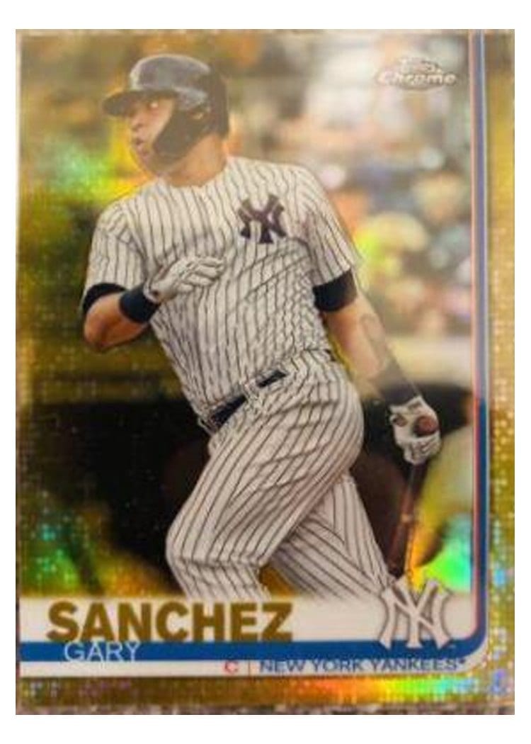 2018 Topps Chrome Base Set Gary Sanchez #182 card