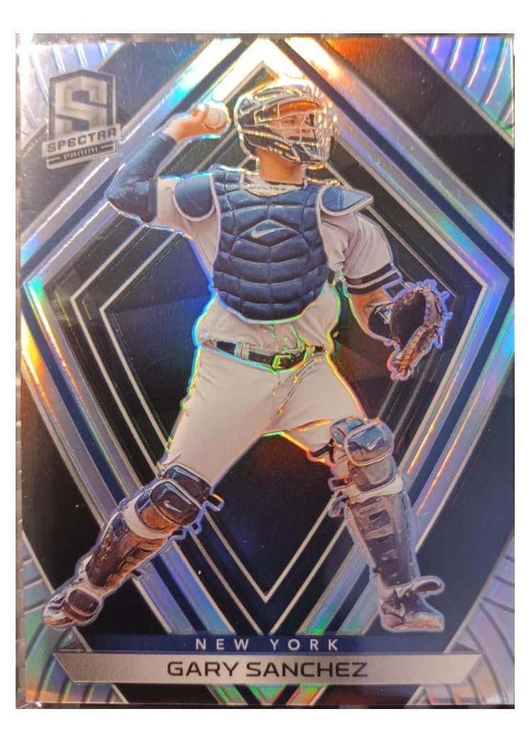 2020 Panini Chronicles Spectra Silhouettes Gary Sanchez #37 card