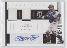 2021 Panini National Treasures Game Gear Materials Signatures Gary Sanchez #GGS-GS card