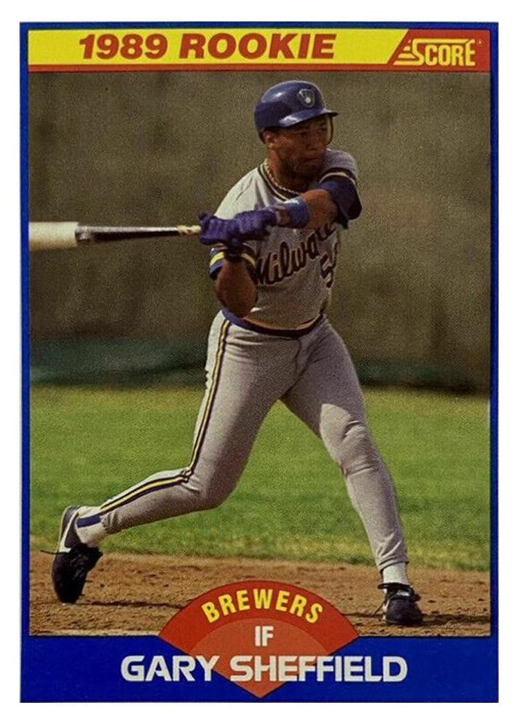 1989 Score Gary Sheffield #625 card