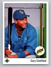 1989 Upper Deck Gary Sheffield Upside Down #13 card