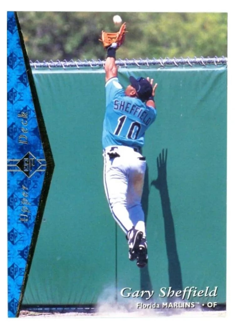 1995 SP Gary Sheffield #55 card