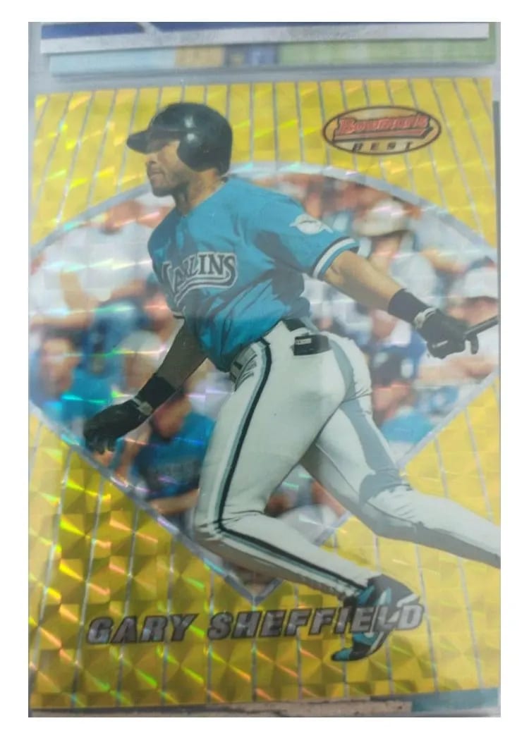 1996 Bowman's Best Gary Sheffield #53 card