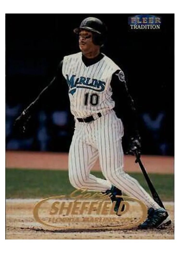 1998 Fleer Gary Sheffield #6 card