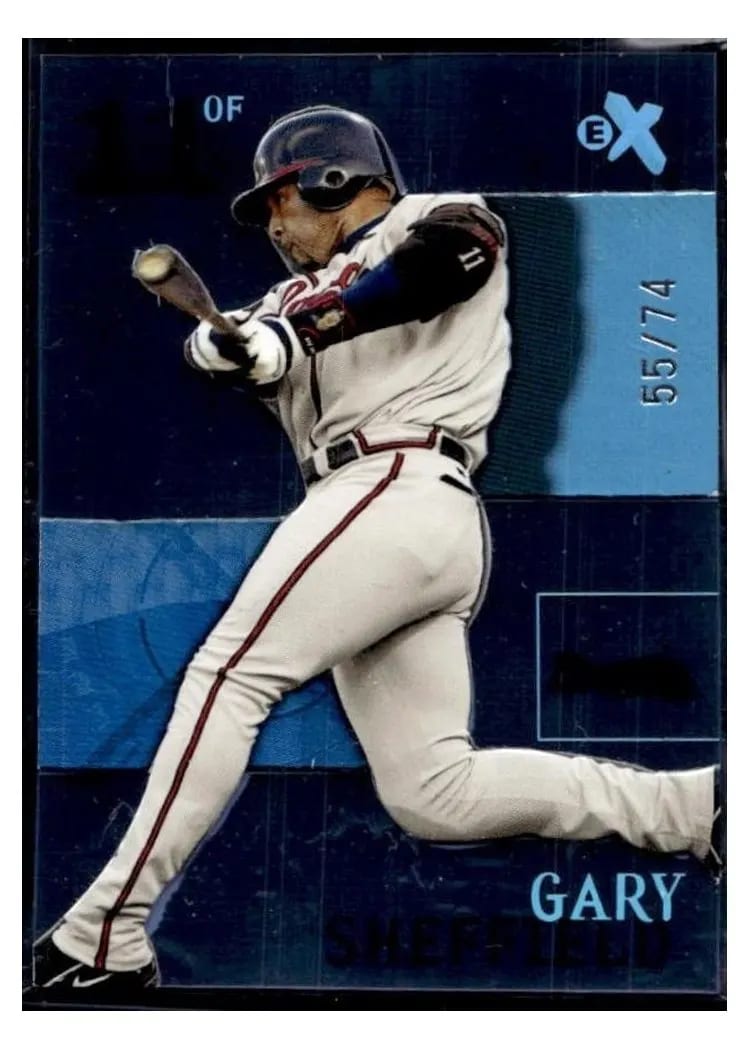 2003 Fleer E-X Gary Sheffield #74 card