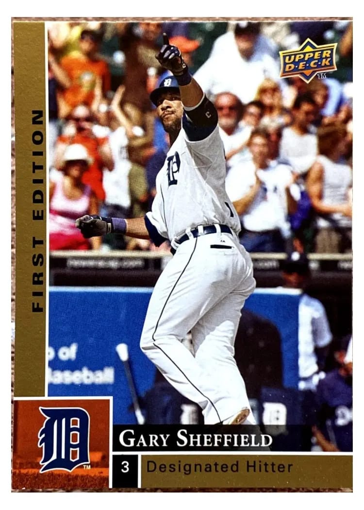 2009 Upper Deck First Edition Gary Sheffield #106 card