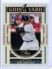 2024 Panini Three and Two Going Yard Gary Sheffield #3 card
