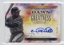2024 Topps Inception Dawn Of Greatness Autographs Gary Sheffield #DGA-GS card