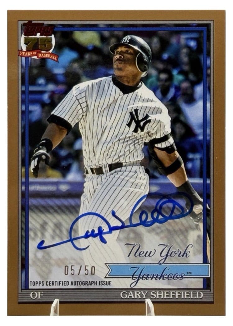 2026 Topps 1991 Topps Autographs Gary Sheffield #91A-GS card