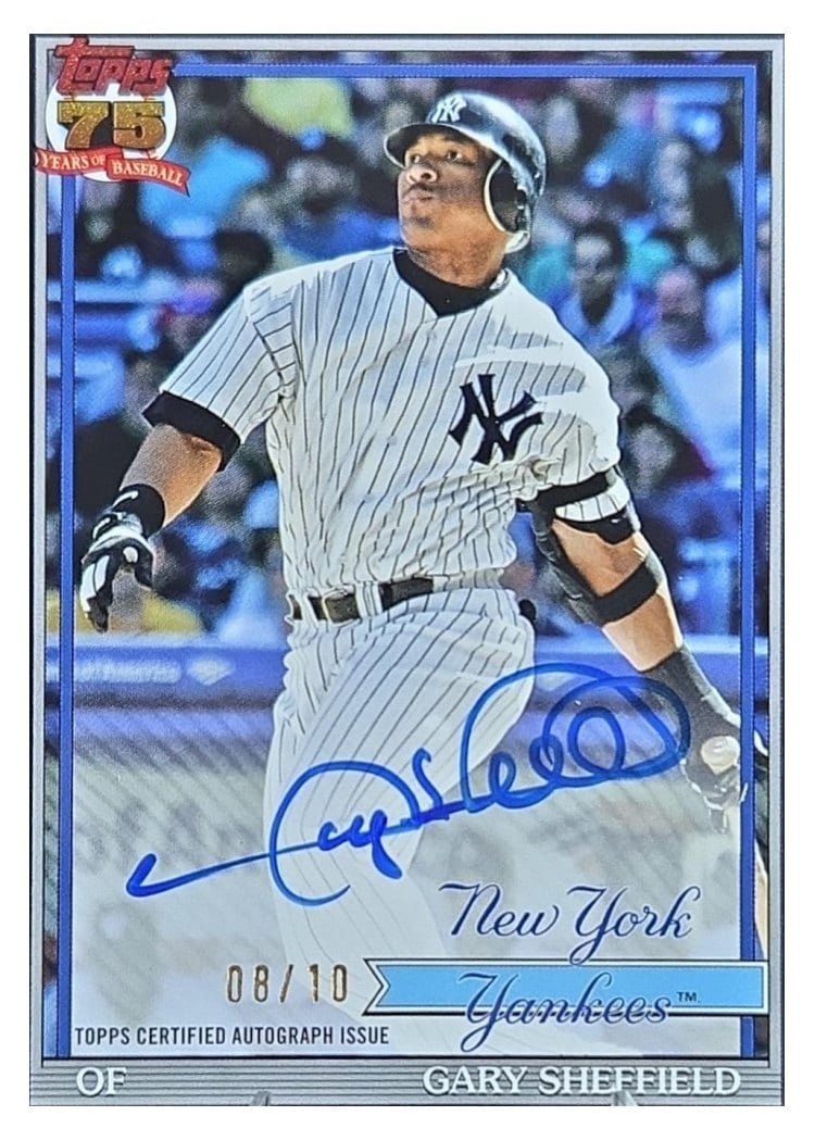 2026 Topps 1991 Topps Autographs Gary Sheffield #91A-GS card