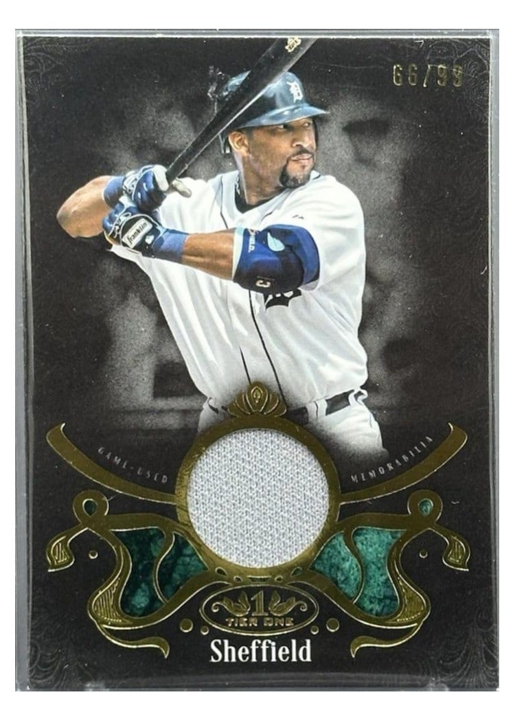 2026 Topps Tier One Shadow Relics Gary Sheffield #SR-GS card