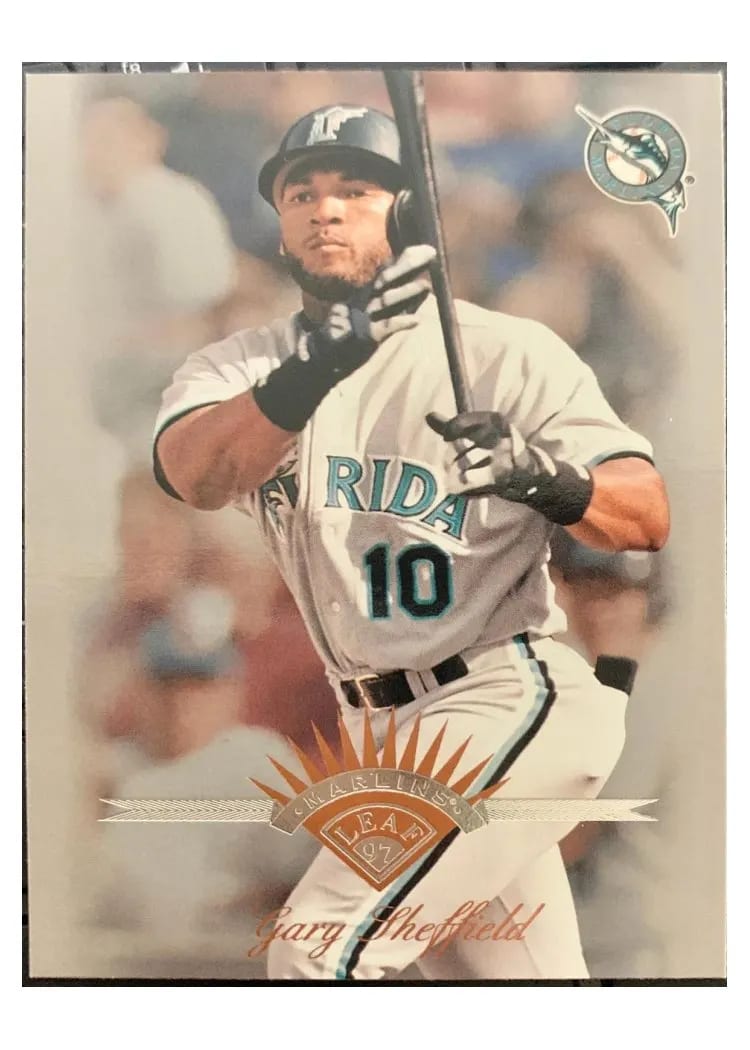 1997 Leaf Gary Shetfield #49 card