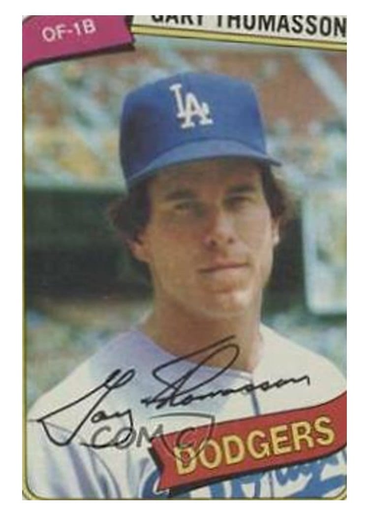 1980 Topps Gary Thomasson #127 card