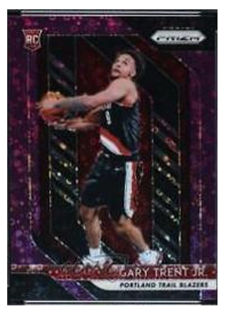 2018-19 Panini Prizm Base Set Gary Trent Jr. #71 card