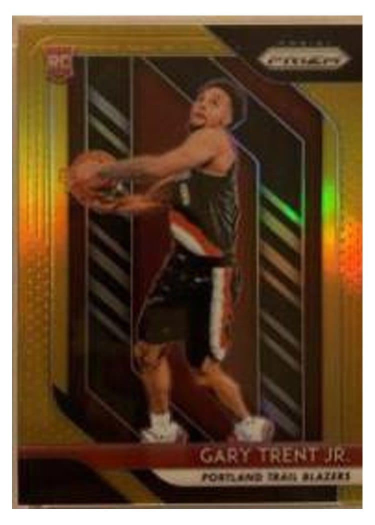 2018-19 Panini Prizm Base Set Gary Trent Jr. #71 card