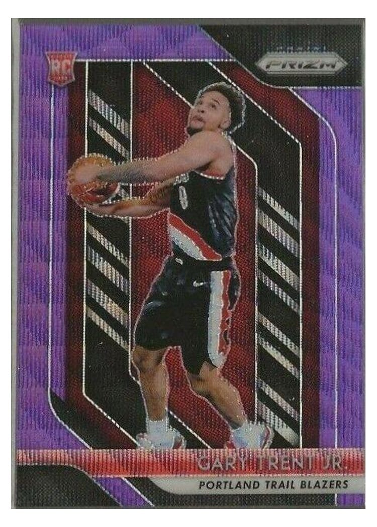 2018-19 Panini Prizm Base Set Gary Trent Jr. #71 card