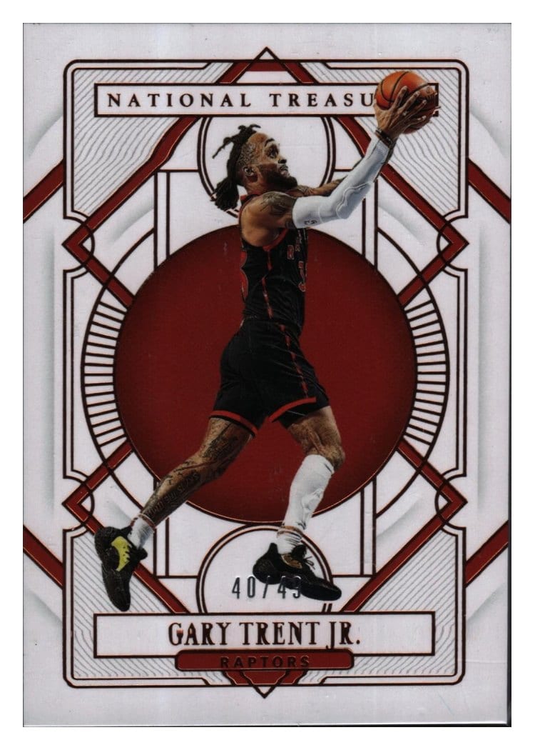 2020-21 Panini National Treasures Base Set Gary Trent Jr #91 card