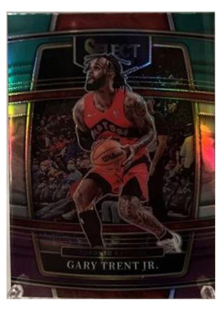 2021-22 Panini Select Base Set Gary Trent Jr. Tri Color Prizm #25 card